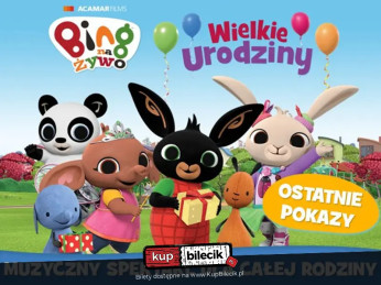 Stargard Wydarzenie Inne wydarzenie Bing na Żywo - Wielkie Urodziny