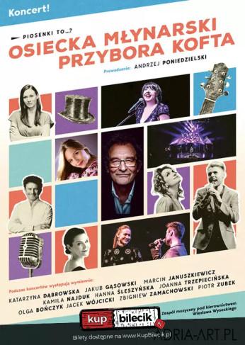 Szczecin Wydarzenie Koncert Piosenki to...? - koncert Osiecka, Młynarski, Przybora, Kofta. Prowadzenie: A. Poniedzielski